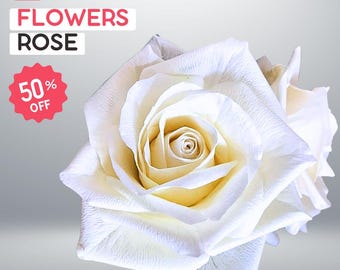 DIY Rose Tutorial: Flower Making Video & Templates (PDF)
