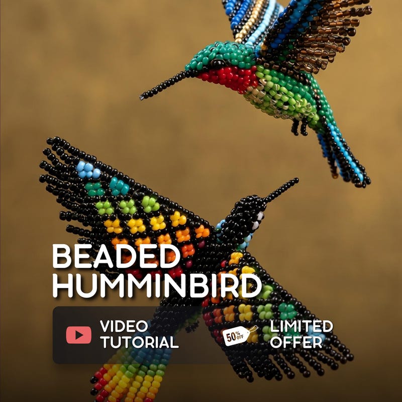 3d Beaded Bird Tutorial - Etsy