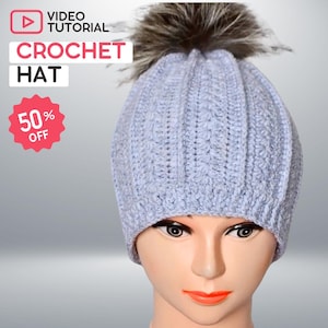 Stylish Crochet Star Pattern Beanie Tutorial - Create Your Own Unique Hat with Easy Step-by-Step Video Instructions