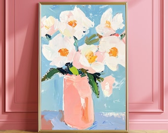 ゼラニウムの鉢 マティス ギャラリー ウォール アート ピンクの花の