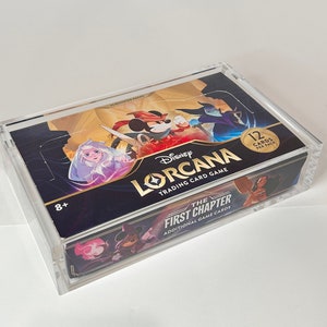 Boîte d'appoint Disney Lorcana The 1er Chapter, boîtier en acrylique, étui protecteur d'écran de 8 mm