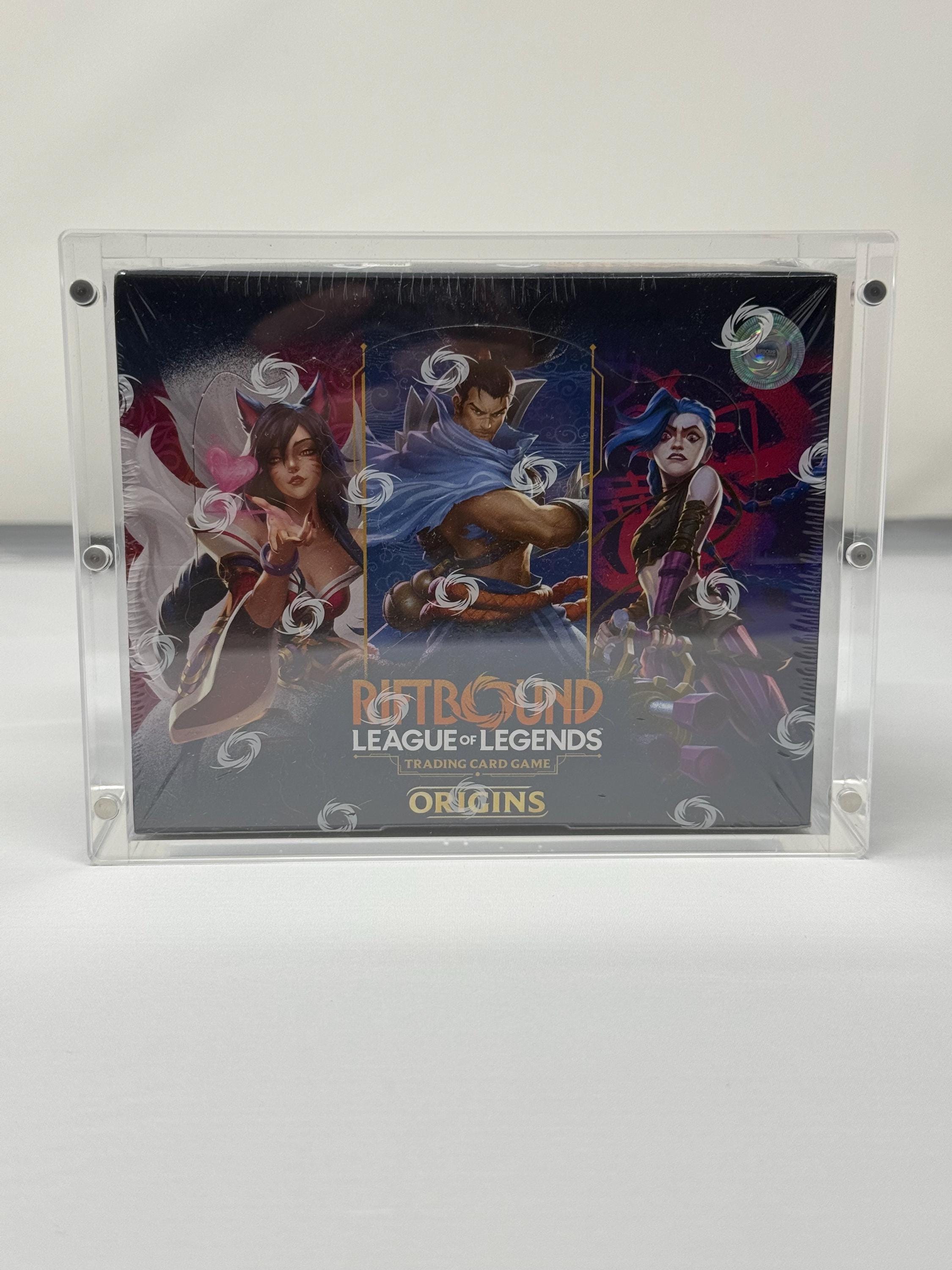 Riftbound Booster Box Acrylic Case With Magnetic Lid 8mm Thickness