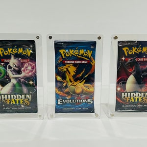 Coffret en acrylique pour booster Pokémon