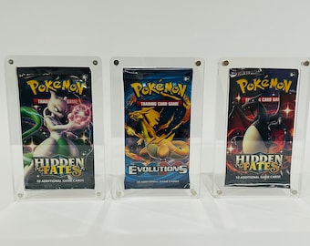 Pokemon Booster Pack Acrylic Case - Etsy Pokemon Booster Pack Acrylic Case - Etsy