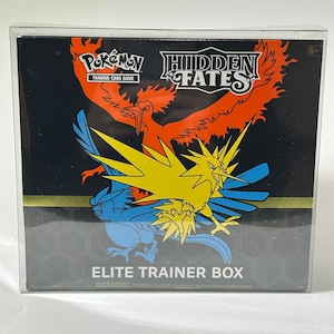 Boîte de dressage Pokémon Elite ETB, 5 étuis protecteurs en plastique