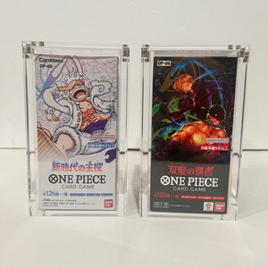 Premium Acrylic Display Case for One Piece TCG Booster Acrylic Box Premium Acrylic Display Case for One Piece TCG Booster Acrylic Box
