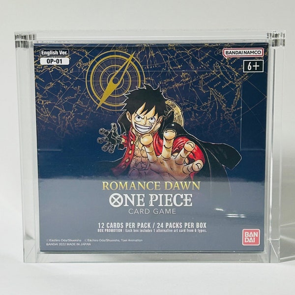 One Piece Booster Box Acrylic Case 8mm