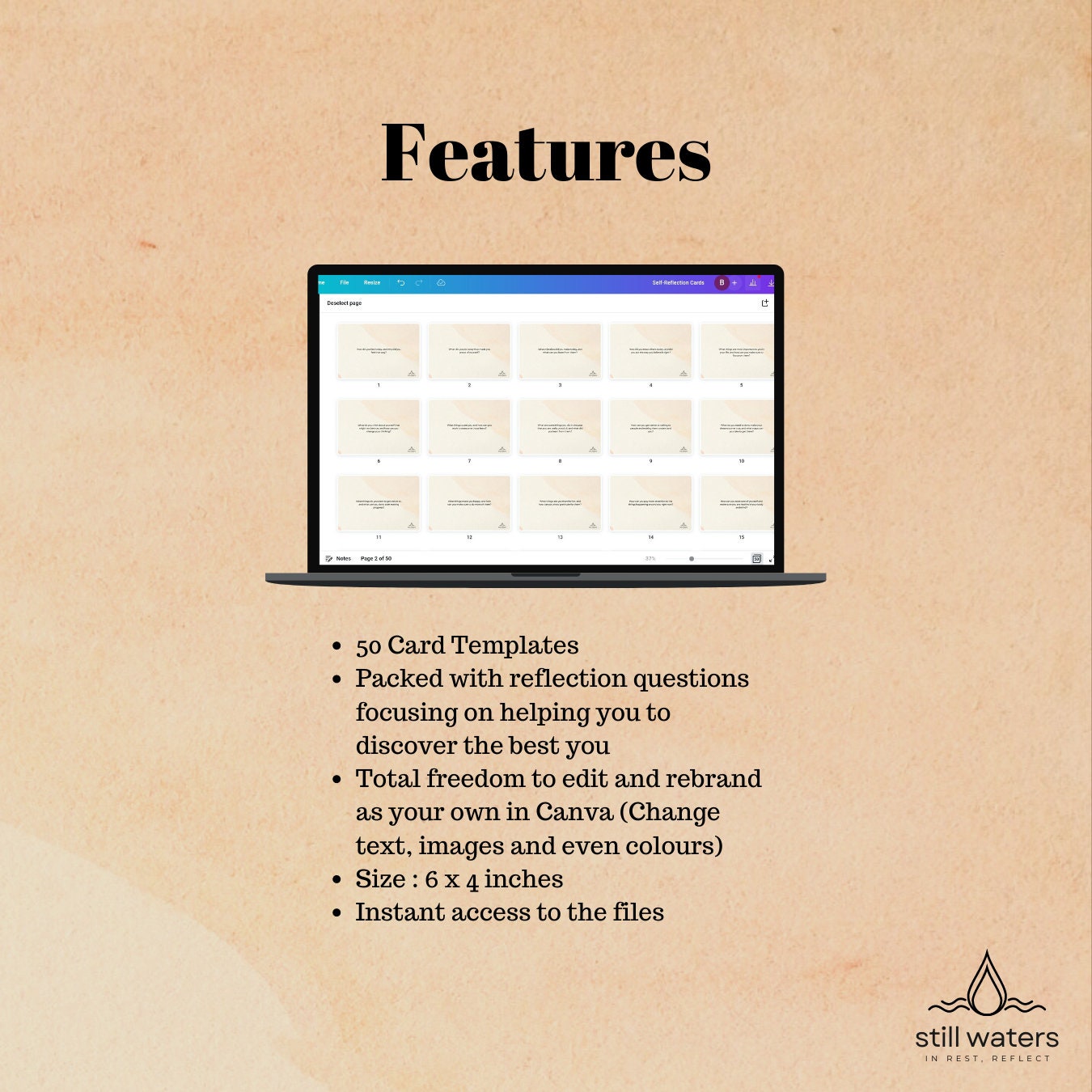 Printable Self Reflection Cards | Guided Prompts | Instant Download ...