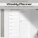 Weekly Planner A4 Portrait Printable Digital Minimal Weekly Schedule ...