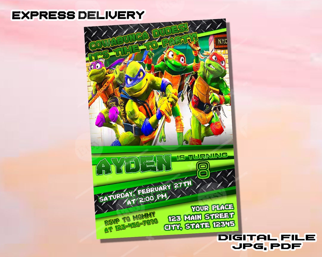 Birthday Invitation Ideasinvitation Digital Invitation Etsy