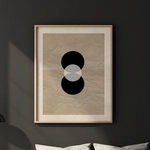 Japandi Wall Art, Printable Wabi Sabi Home Decor, Scandi Poster, Aesthetic Neutral Wall Art, Trendy Printable Wall Art, Geometrical Poster