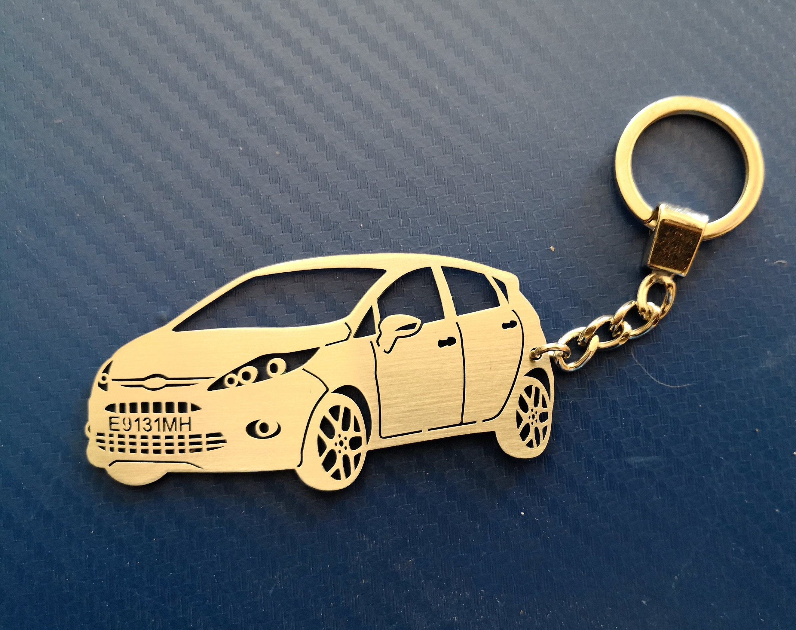 Portachiavi per auto ST Badge portachiavi portachiavi in metallo portachiavi  per Ford ST Logo Focus Fiesta Ecosport 2009 - 2015 Mondeo Kuga Fusion -  AliExpress