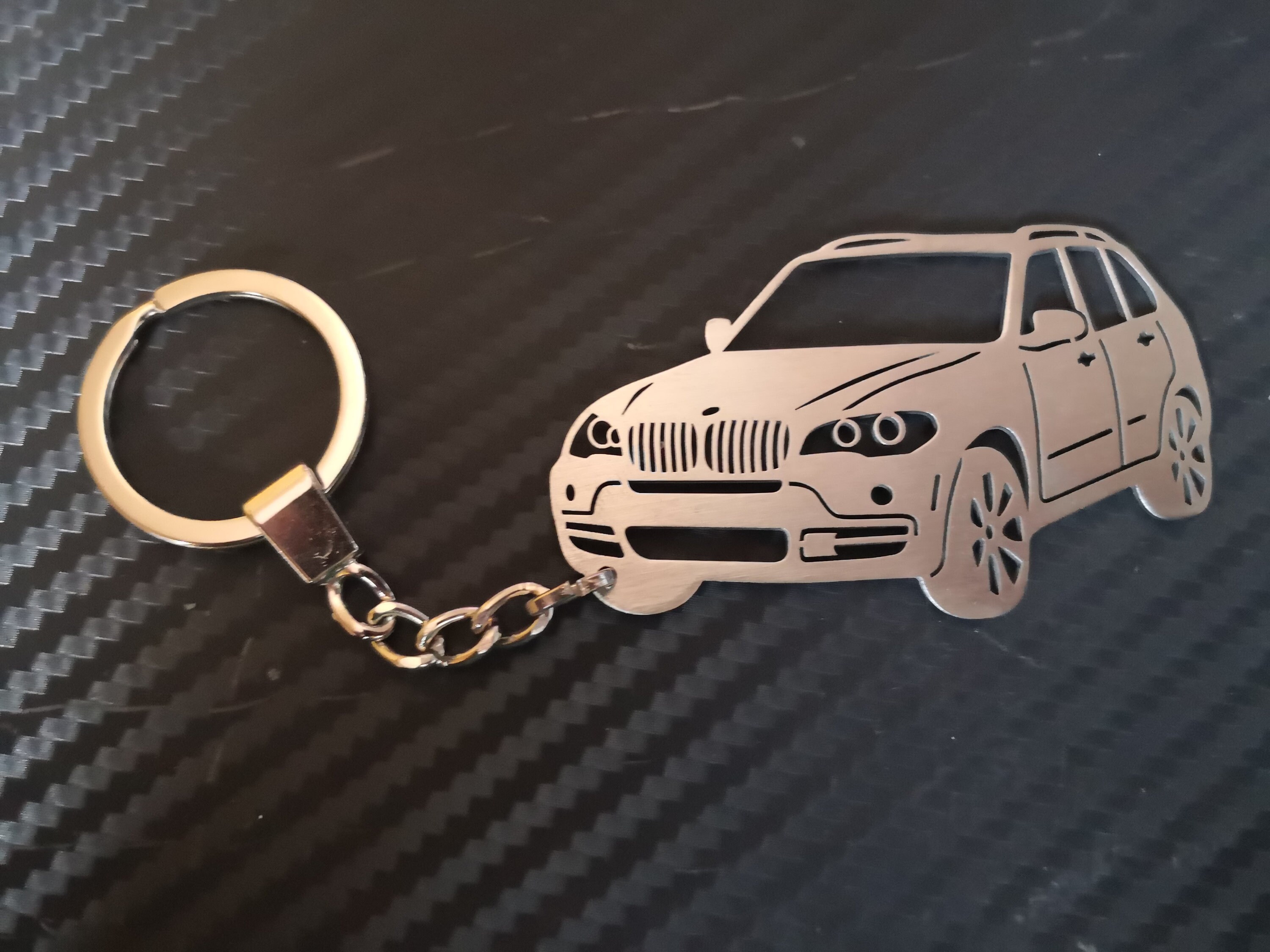 Coque clé BMW Série 1 2 3 4 5 X1 X3 X4 X5 X6 couvre clef métal mat