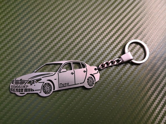 Porte-clés de voiture personnalisé pour BMW e60, porte-clés en