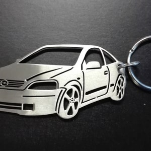 Keychain for Opel Zafira C Tourer 2011- Stainless Steel Key Ring With –  Texcarmats