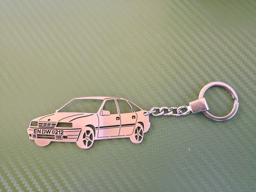 Custom Car Keychain for Opel Astra C, Stainless Steel Key Ring for Birthday  Gift With Individual Text 