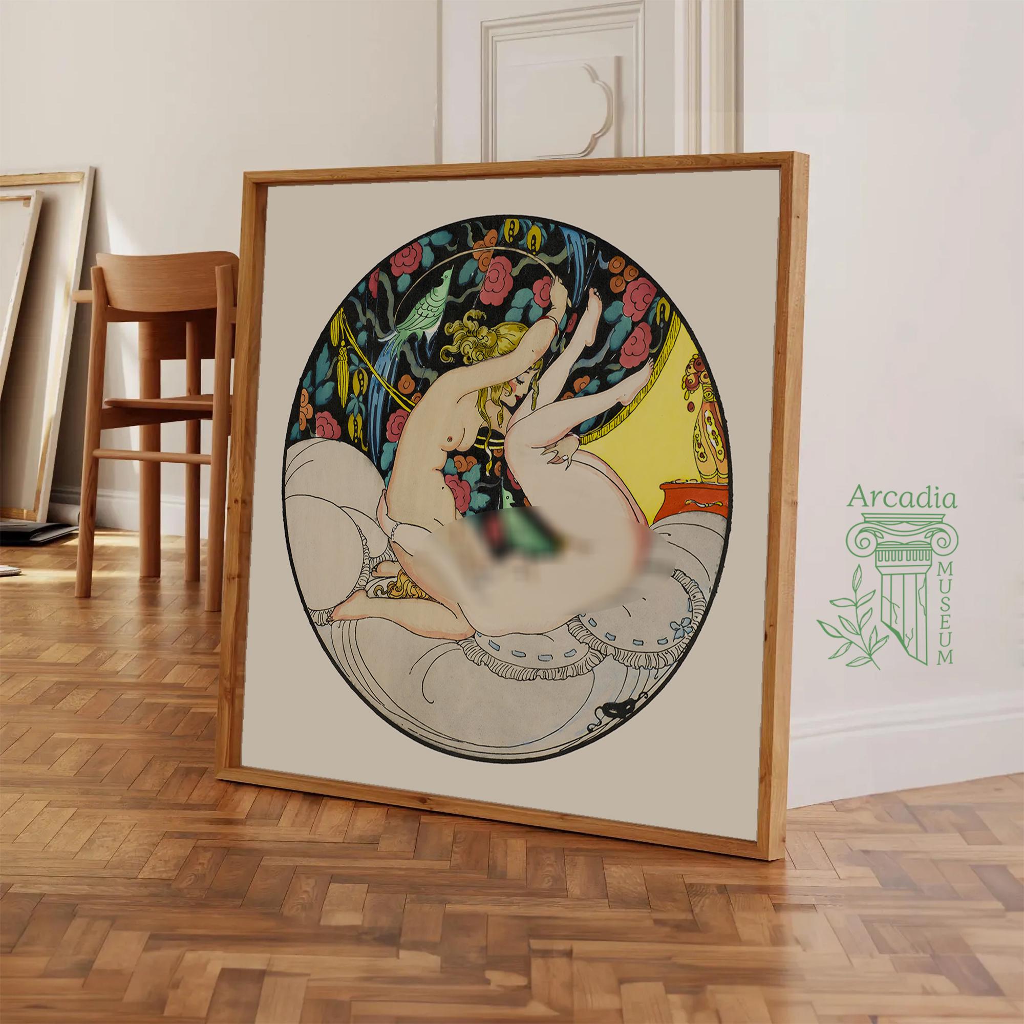 Erotic Lesbian Art Gerda Wegener Nude Lesbian Print Sapphic Poster erotic-lesbian-art-gerda-wegener-nude-lesbian-print-sapphic-poster