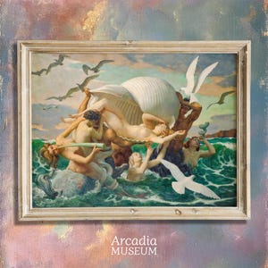 The Birth of Venus, John Bulloch Souter Poster, Goddess Art, Aphrodite Print, Ancient Greece Wall Art, Mythology Print, Vintage Painting