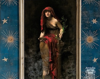 Oracle of Delphi Poster - Etsy