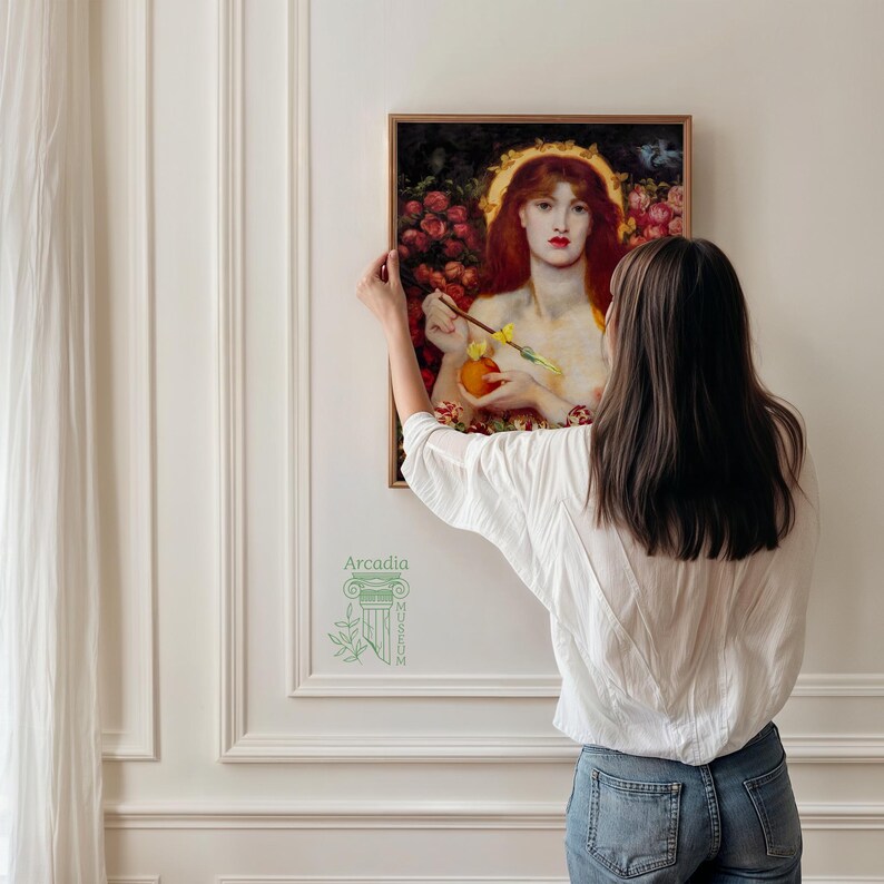 Venus Verticordia, Dante Gabriel Rossetti Poster, Goddess Aphrodite ...