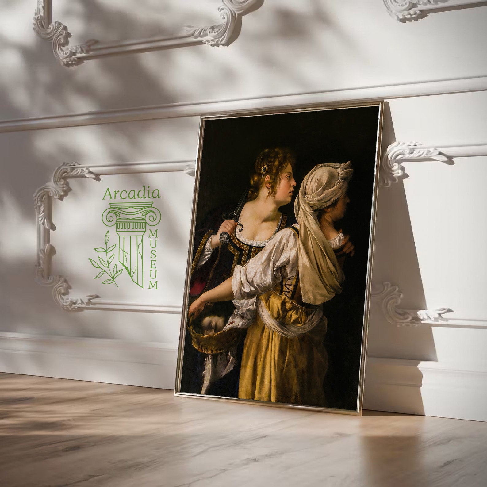 Judith and Her Maidservant, Artemisia Gentileschi Poster, Baroque