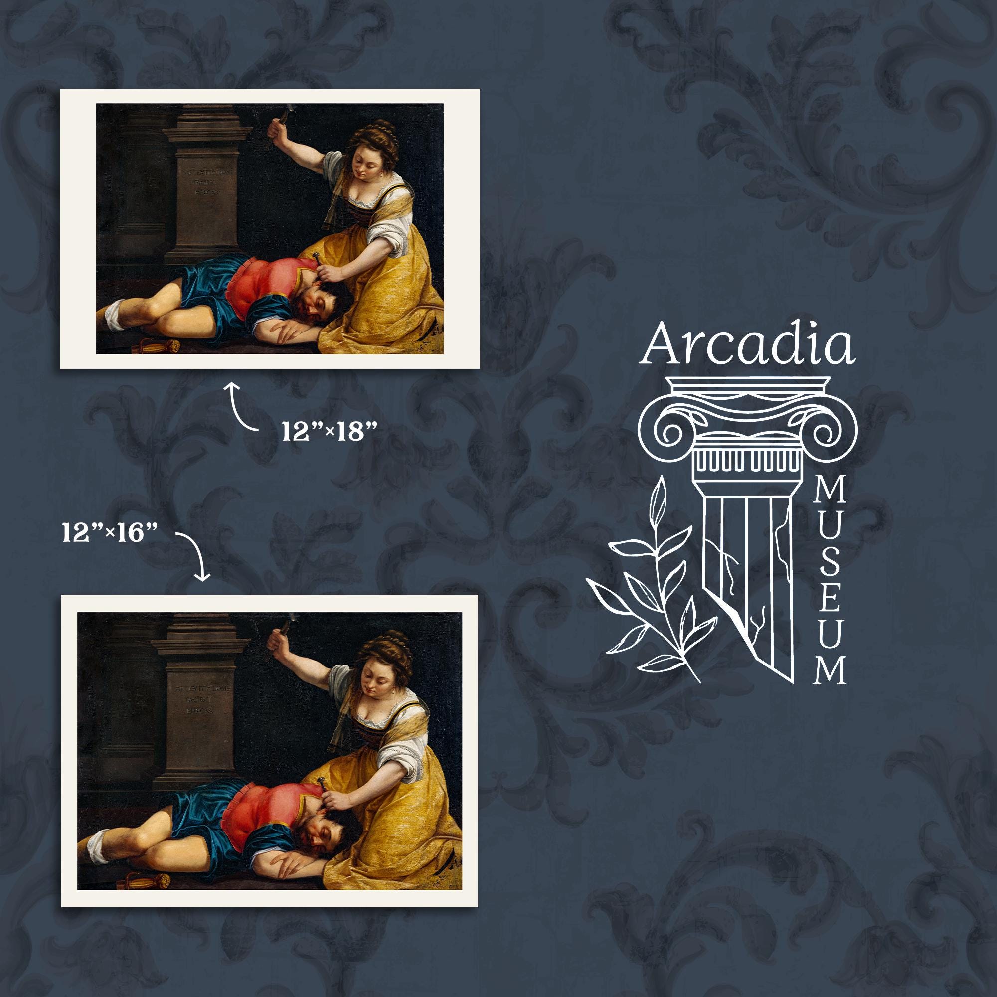 Artemisia Gentileschi Jael And Sisera Gicl e Print Feminist Painting artemisia-gentileschi-jael-and-sisera-gicl-e-print-feminist-painting