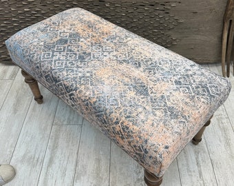 Decorative Piano Bench, Footstool Ottoman, Handmade Wood Bench, Rug Upholstered Furniture, Dining Table Bench, Turkish Bench, Natural Bench