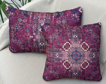 Funda de almohada decorativa rosa, funda de almohada moderna, cojín decorativo, fundas de almohada, almohada lumbar para sofá, almohada para alfombra de 40x40 cm, almohada decorativa
