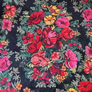 Floral Area Rug 3x5, Karabagh Kilim Rug, Karabakh Rose Rug, Boho Turkish Rug 4x6, Kitchen Rug, Washable Entryway Doormat 2x3, Livingroom Rug