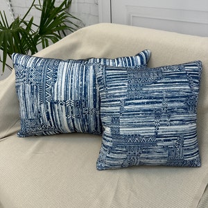 Blue Pillow Cover, Rug Pillow, Contemporary Pillow, Blue Home Decor Pillow, Decorative Pillow, Couch Pillow, Throw Pillow, Lumbar Pillow