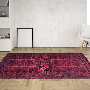 Hallway Entry Rug,
Turkish Runner Rug,
Kitchen Runner Rug,
oushak runner rug,
Turkish Area rug 6x4,
persian area rug,
red persian rug,
washable rug,
boho farmhouse rug,
bohemian area rug,
red afghan rug,
bukhara rug,
vintage area rug