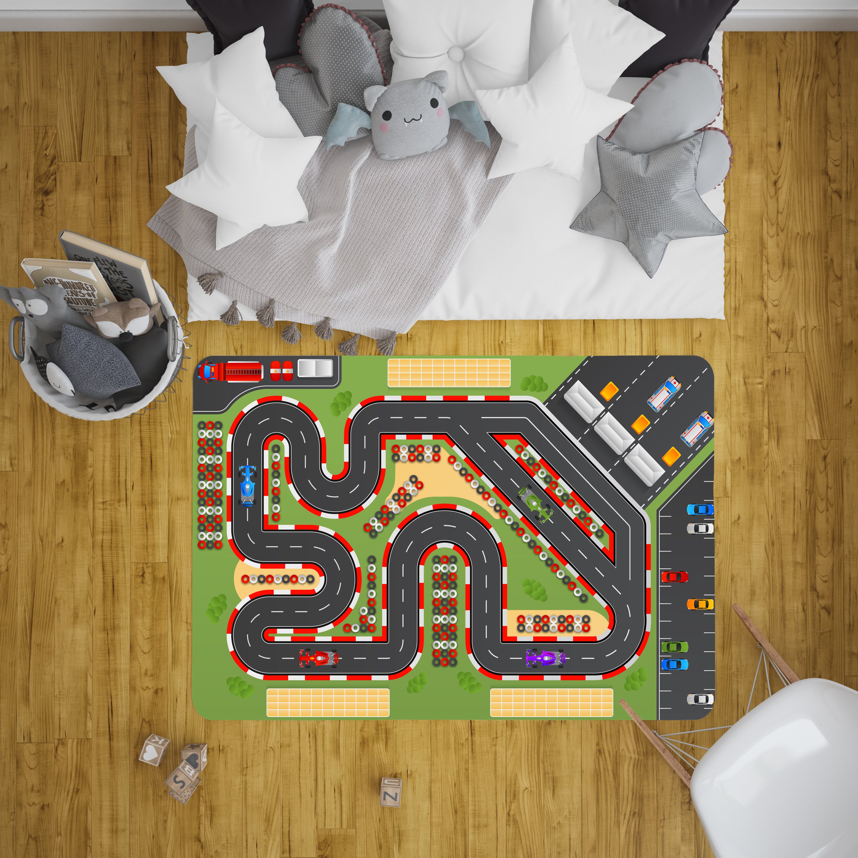 Personalized Race Car Rug, Custom Car Rug, Kids Room Rug, Kids Party ...