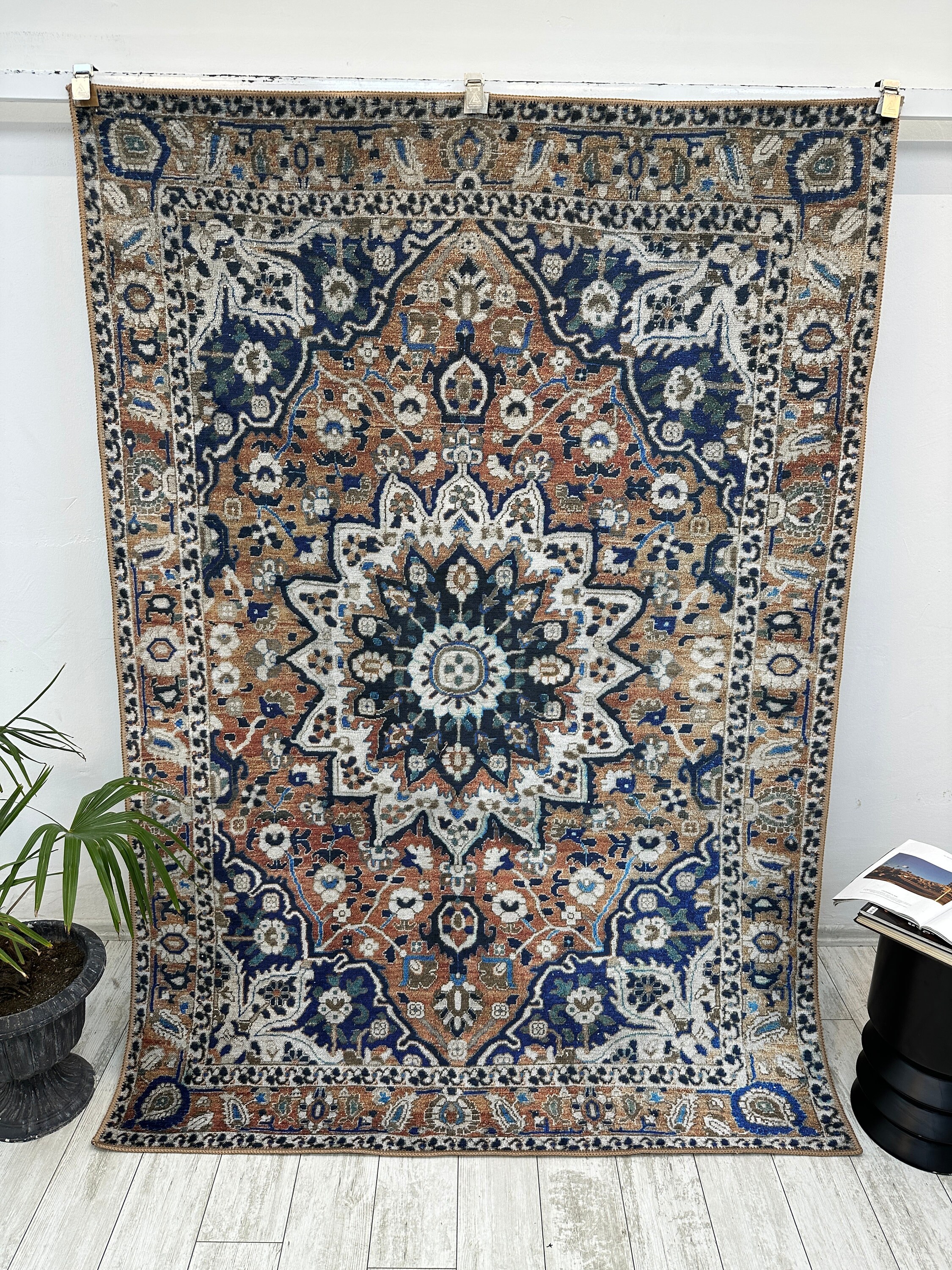 ペルシャ絨毯、メダリオン絨毯、オリエンタル絨毯、6x9絨毯