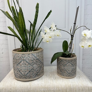 Kilim Rug Plant Pot Cover, Storage Basket, Boho Planter Pot, Flower Pot Holders, Planter Holder, Indoor Planters, Decorative Design Planter