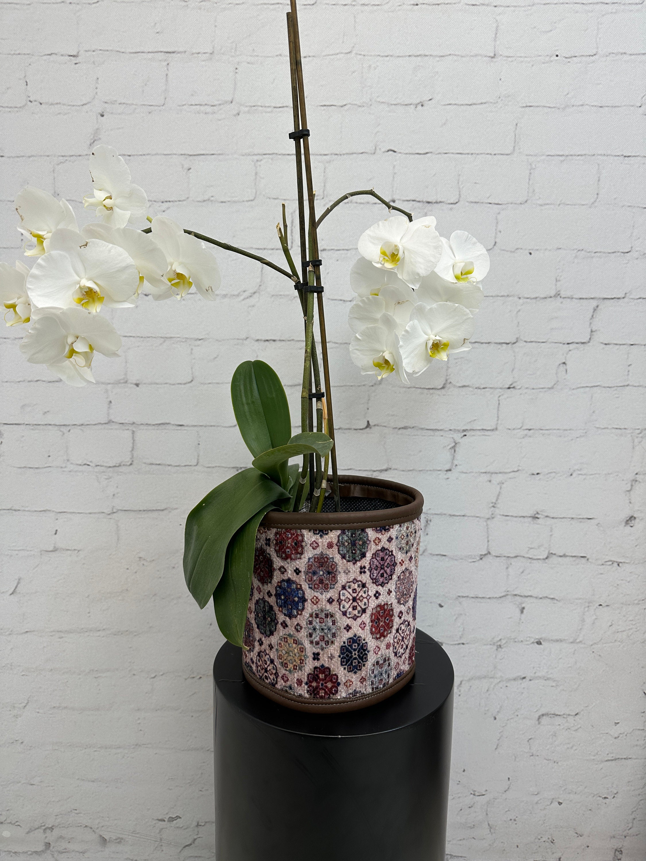 キリムラグプランターポットカバー、プランターギフト、大型プランター