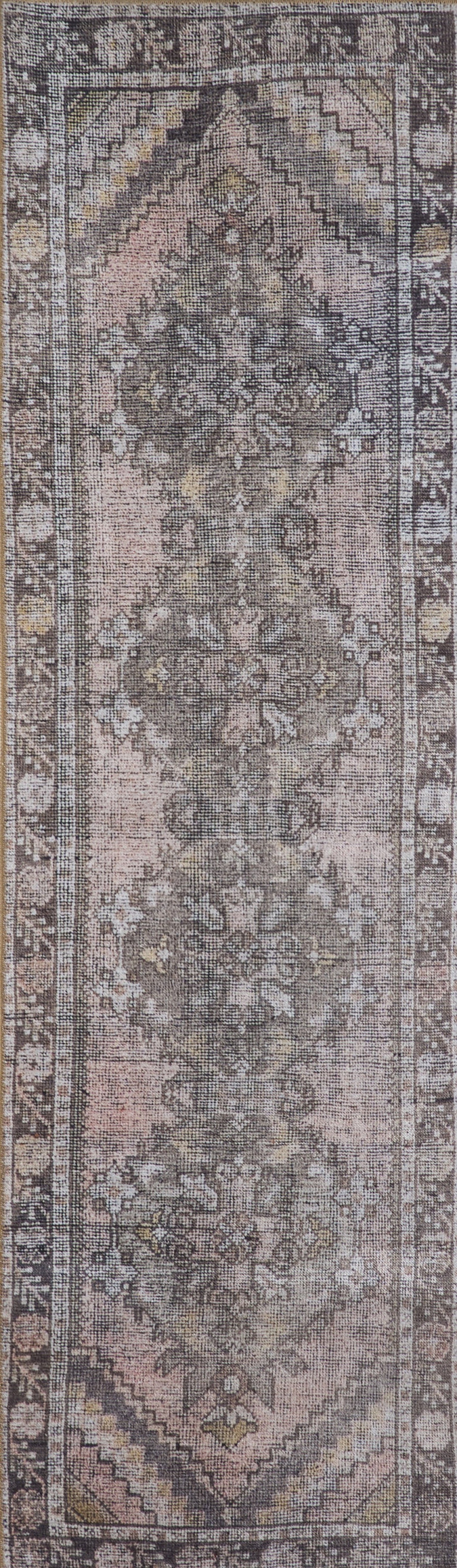 Pink Turkish Runner Rug 3x9, 2x8 Kitchen Rug, Boho Farmhouse Rug ...