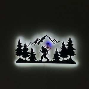 Sasquatch wall art