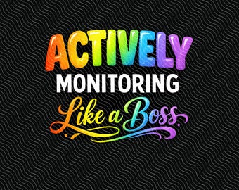 Actief toezicht houden als een baas PNG SVG: Teacher Testing Day Classroom Humor png svg Funny School Proctor Design (digitale download)