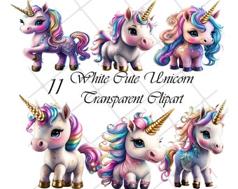 11 bebé unicornio acuarela Clipart png, unicornio Сlip art, lindo unicornio, bebé unicornio png, unicornio clip art, uso comercial
