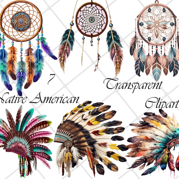 Tocado de nativo americano PNG, tocado de plumas, tocado indio PNG, TRANSPARENTE, imprimible, descargable, archivo digital, sublimación