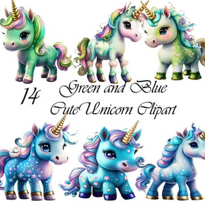 14 Baby Unicorn Watercolor Clipart jpg, Unicorn Сlip art, cute Unicorn, Baby Unicorn jpg, Unicorn clip art, commercial use