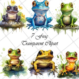 7 Frog png,frog clipart, Cute Frog clipart, cute frog png,sublimation design,frog,cute frog,frog sublimation,digital download,commercial use