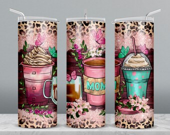 Mom coffee cups 20 oz skinny tumbler png, tumbler wrap png, coffee cups tumbler png, 20 oz tumbler designs, tumbler png download