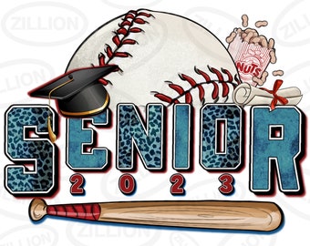 Senior 2023 Baseball png sublimation design download, class of 2023 png, graduation 2023 png, Baseball png, sublimate designs download
