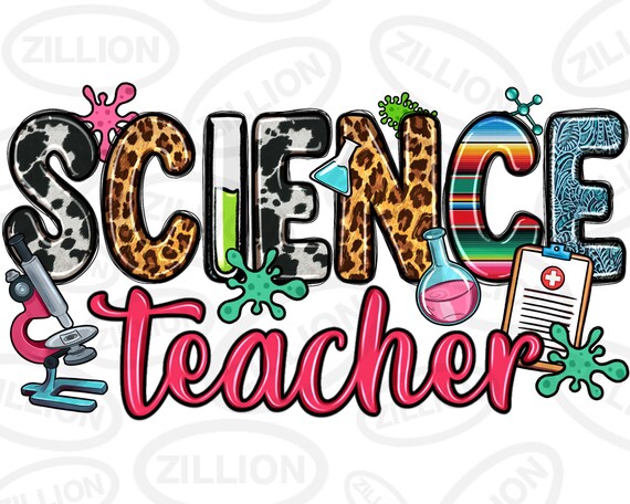 Science Teacher png sublimation design download, Teacher's Day png, Teacher png design, western Science png, sublimate designs download