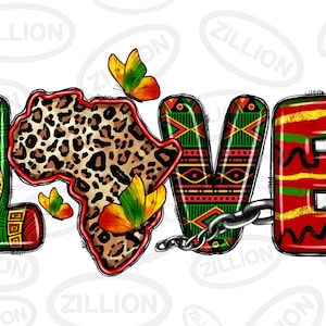 Liebe Afrika Karte png Sublimation Design download, 1865 Vibes png, Black History Month png, Juneteenth png, sublimate designs download