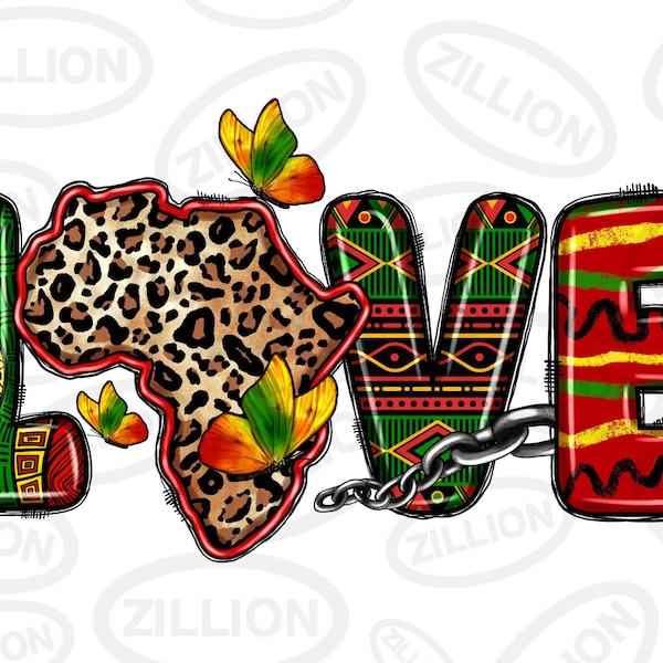 Love Africa map png sublimation design download, 1865 vibes png, Black History Month png, Juneteenth png, sublimate designs download