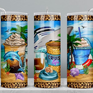 Cruise life 20 oz skinny tumbler png, tumbler wrap png, Cruise tumbler png, 20 oz tumbler designs, summer tumbler png download