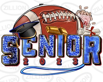 Senior 2023 American Football png sublimation design download,class of 2023 png,graduation 2023 png, Football png,sublimate designs download
