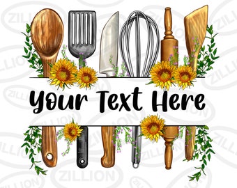 Personalized Kitchen tools png sublimation design download, Kitchen life png, cooking png, cook tools png, sublimate designs download
